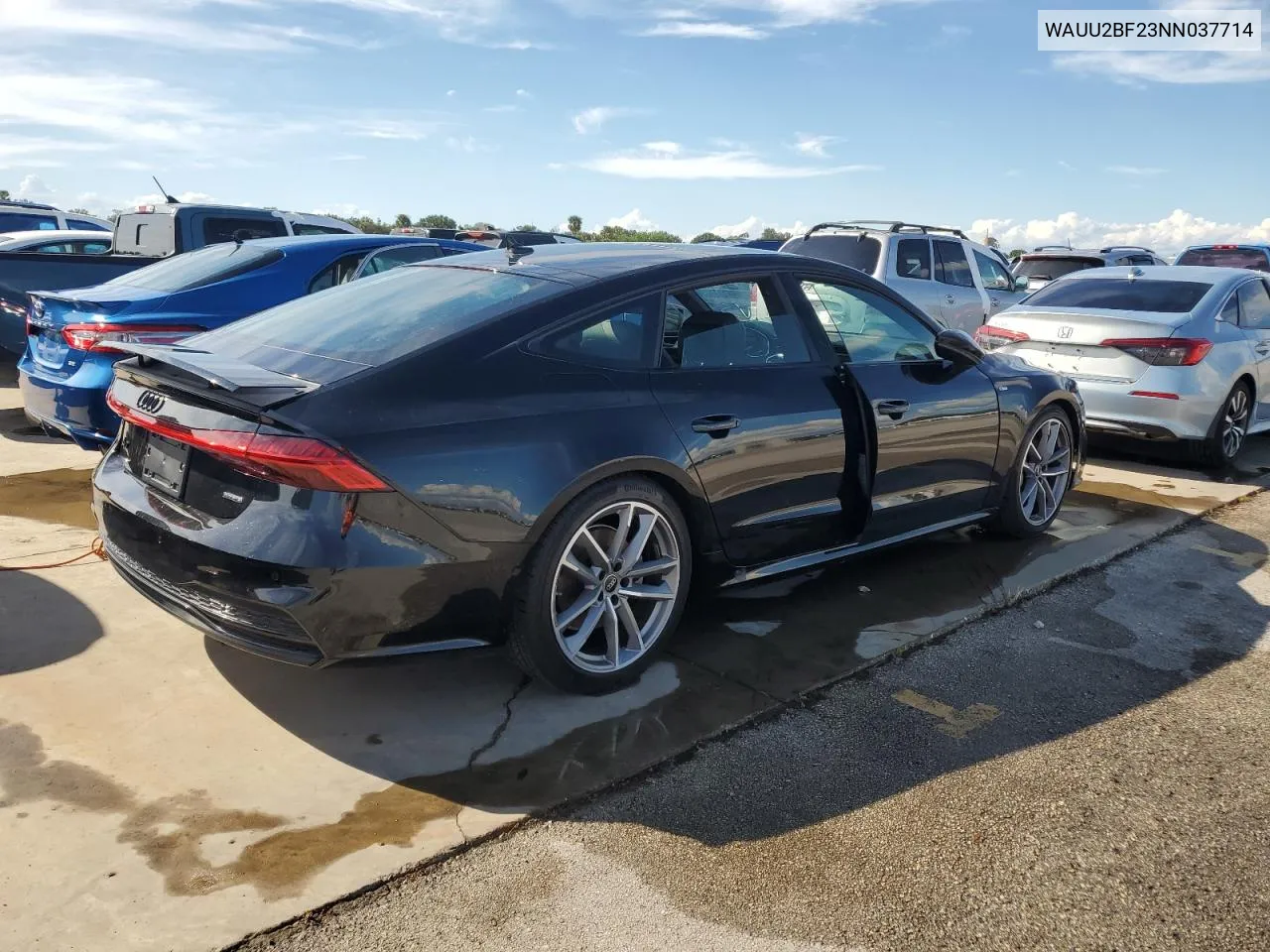 Auction sale of the 2022 Audi A7 , vin: WAUU2BF23NN037714, lot number: 73785394