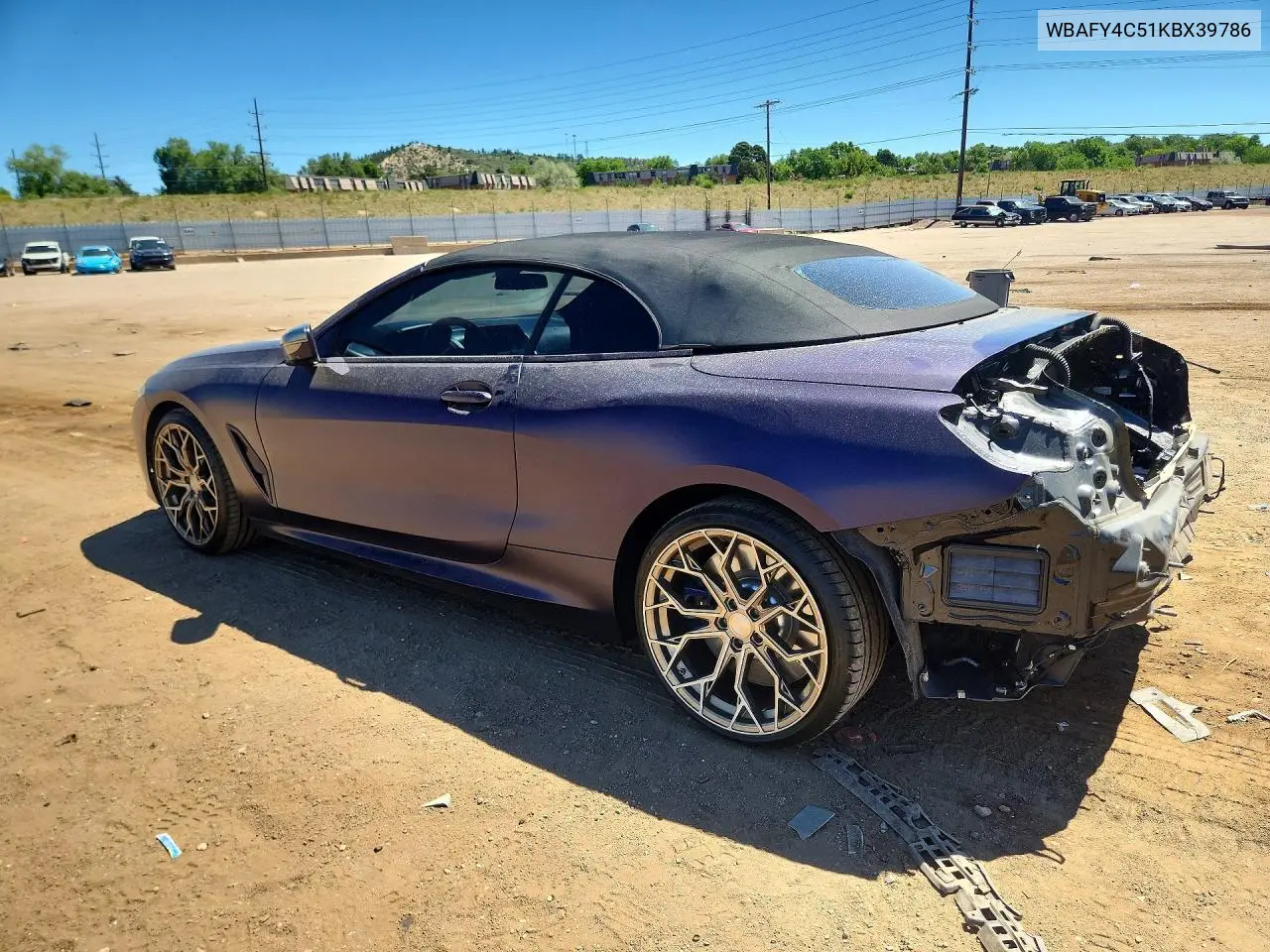Auction sale of the 2019 BMW M8 , vin: WBAFY4C51KBX39786, lot number: 57881696
