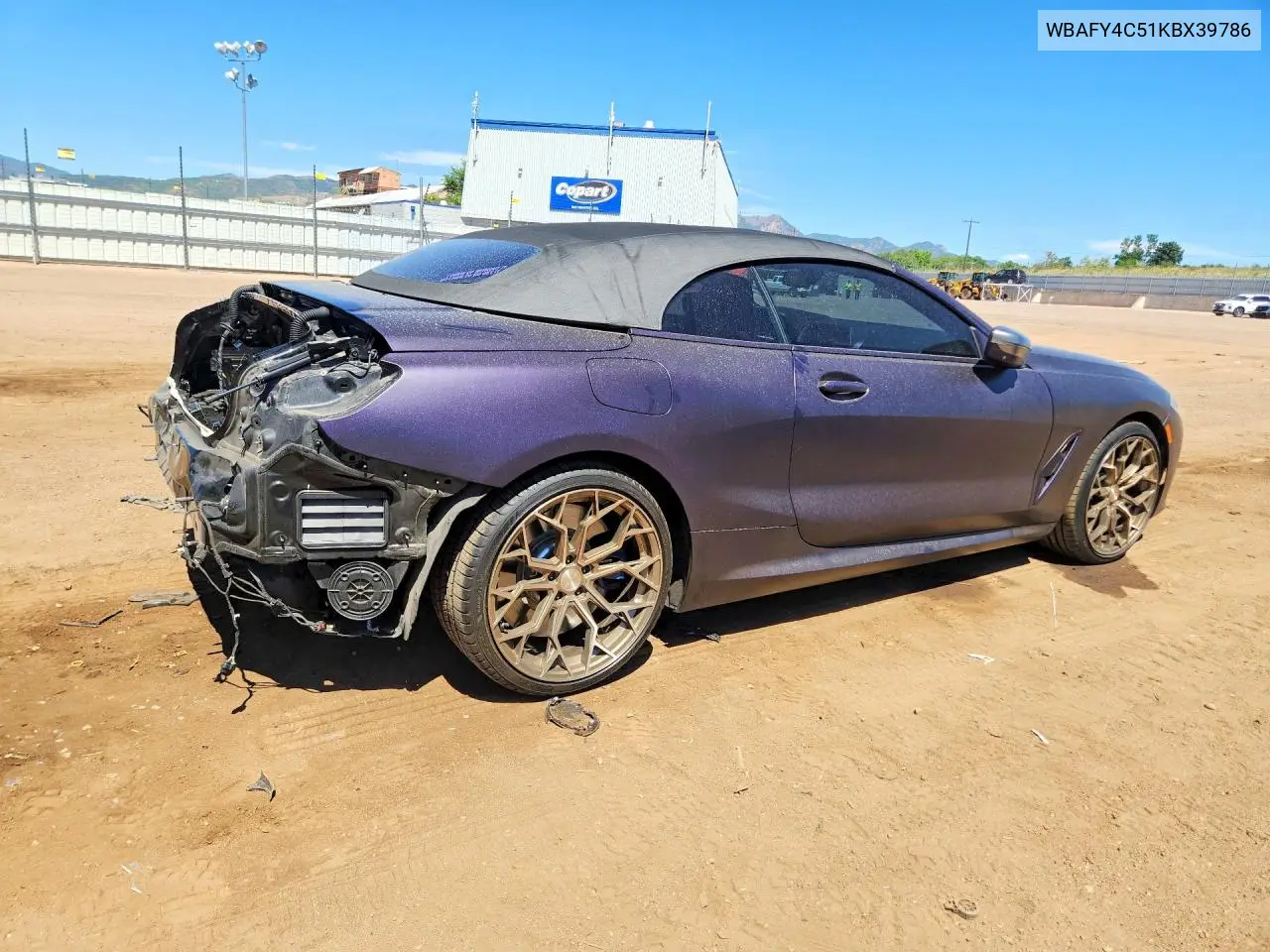 Auction sale of the 2019 BMW M8 , vin: WBAFY4C51KBX39786, lot number: 57881696
