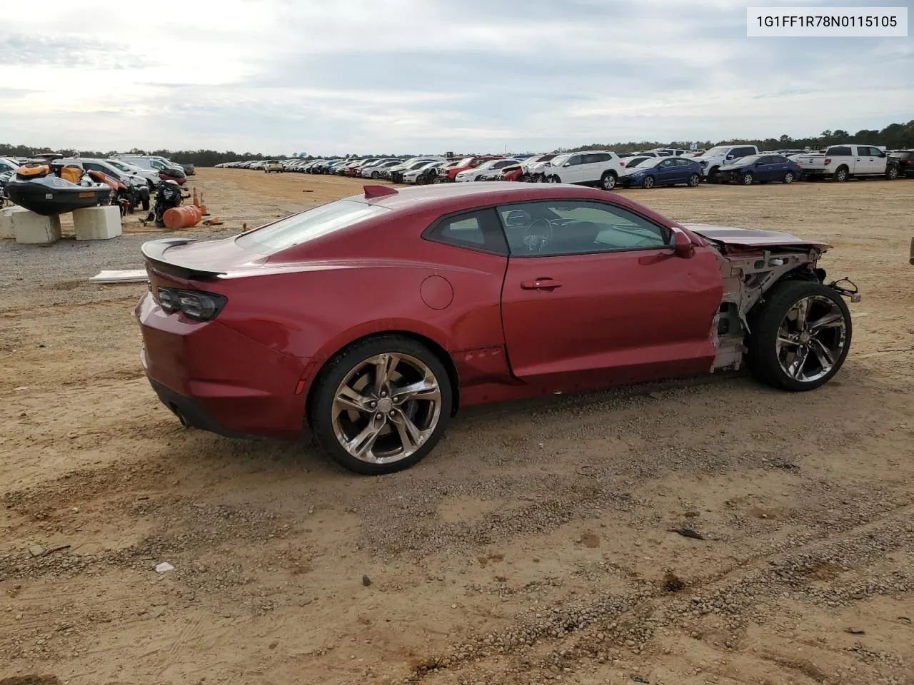 Auction sale of the 2022 Chevrolet Camaro , vin: 1G1FF1R78N0115105, lot number: 81153543
