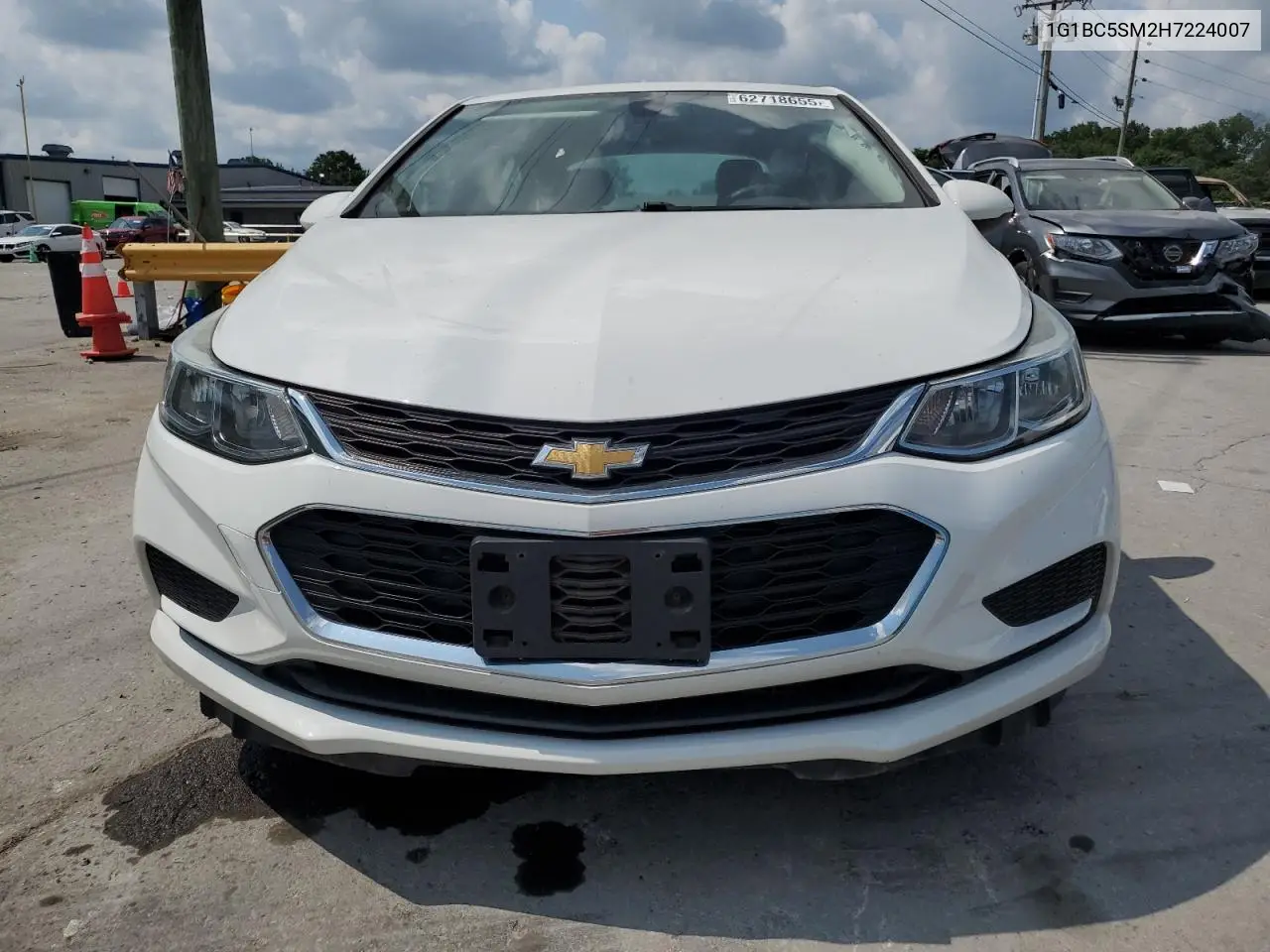 Auction sale of the 2017 Chevrolet Cruze , vin: 1G1BC5SM2H7224007, lot number: 62718655