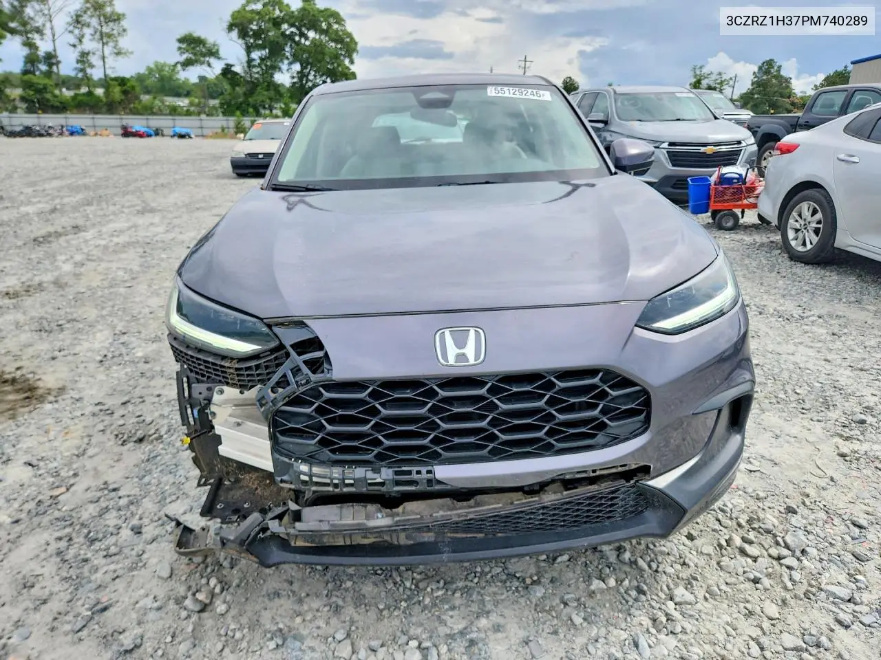 Auction sale of the 2023 Honda HR V , vin: 3CZRZ1H37PM740289, lot number: 55129246