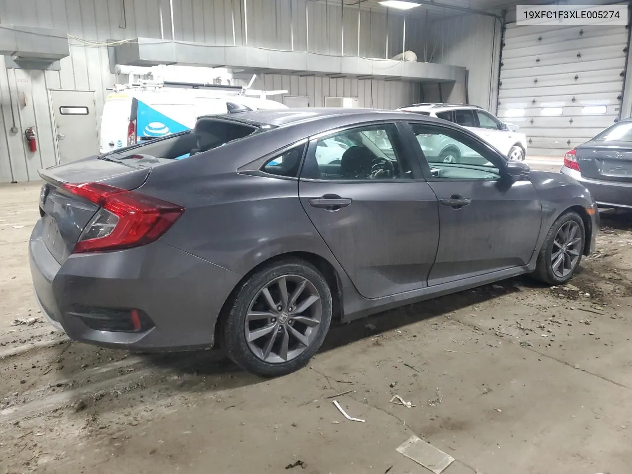 Auction sale of the 2020 Honda Civic , vin: 19XFC1F3XLE005274, lot number: 89026095