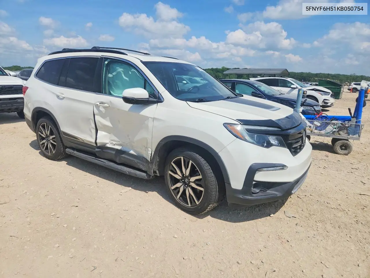 Auction sale of the 2019 Honda Pilot , vin: 5FNYF6H51KB050754, lot number: 54551836