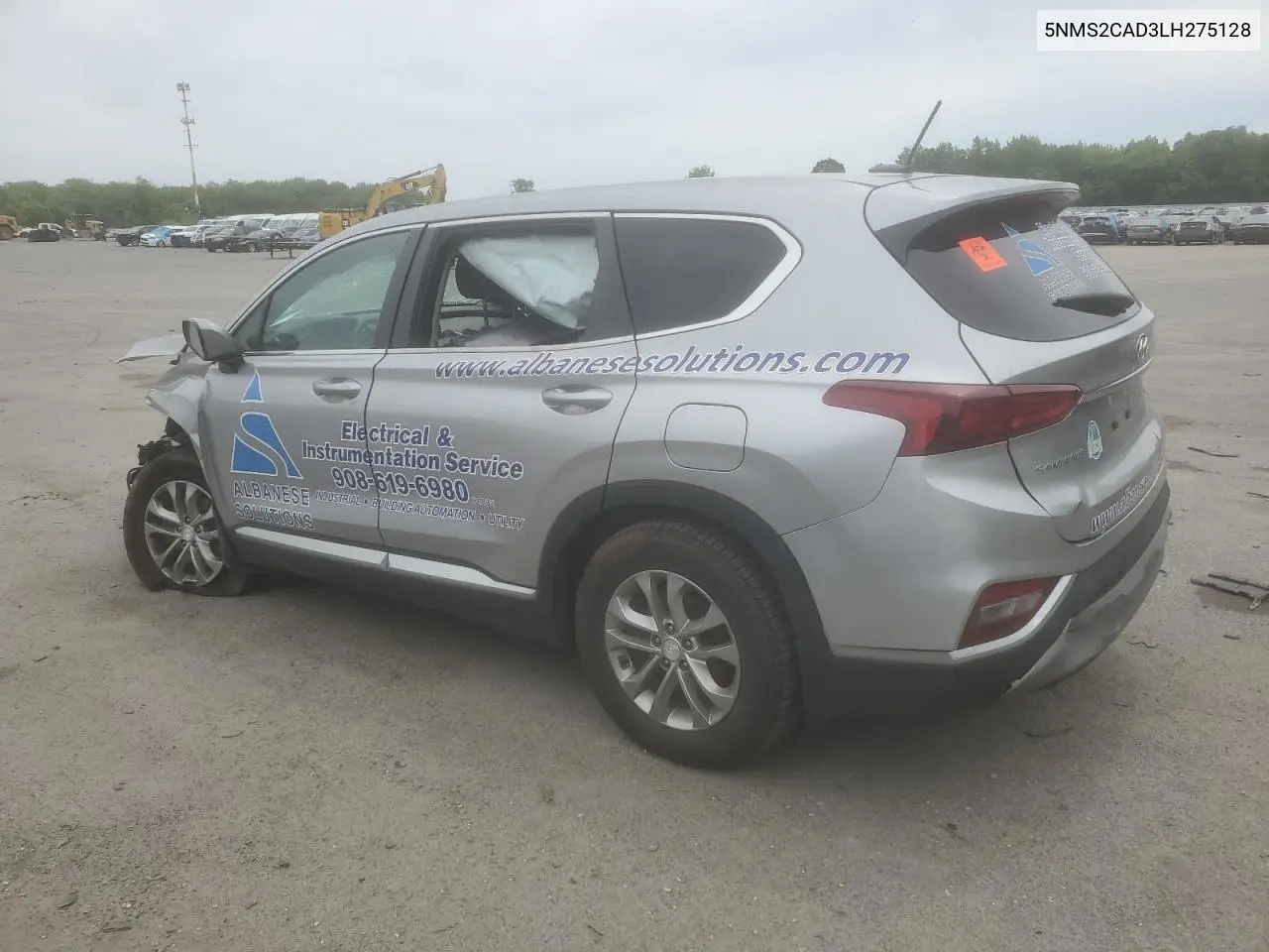 Auction sale of the 2020 Hyundai Santa Fe , vin: 5NMS2CAD3LH275128, lot number: 58137955
