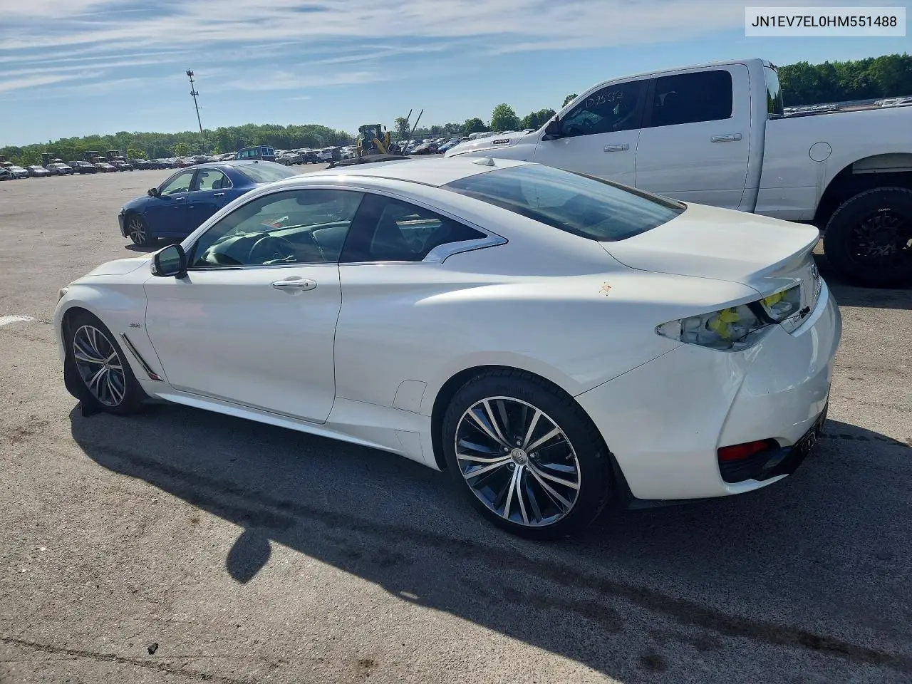 Auction sale of the 2017 Infiniti Q60 , vin: JN1EV7EL0HM551488, lot number: 54753546