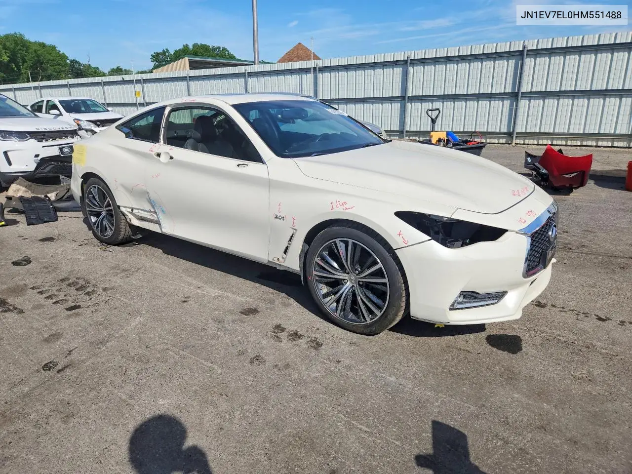 Auction sale of the 2017 Infiniti Q60 , vin: JN1EV7EL0HM551488, lot number: 54753546