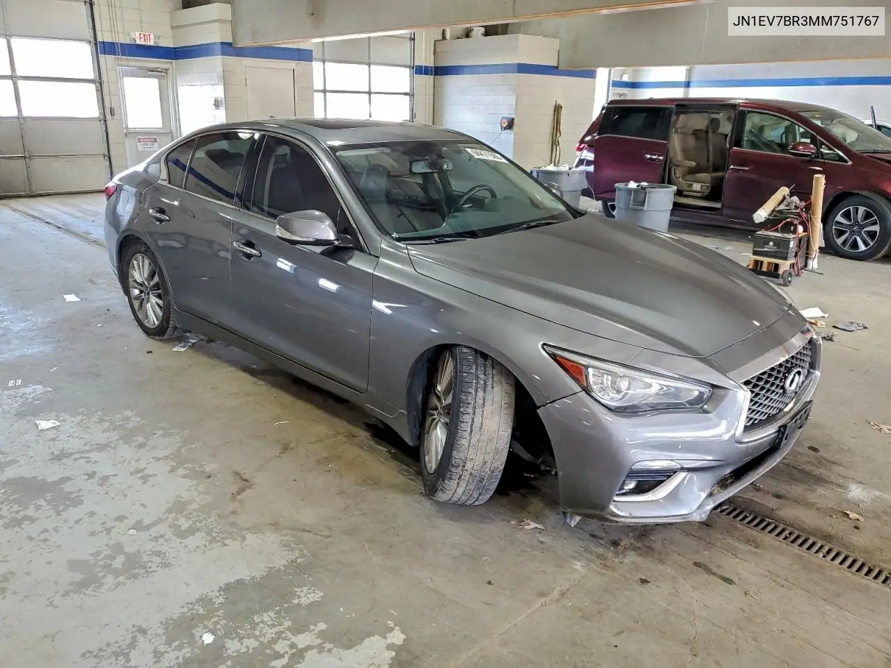 Auction sale of the 2021 Infiniti Q50 , vin: JN1EV7BR3MM751767, lot number: 94471505