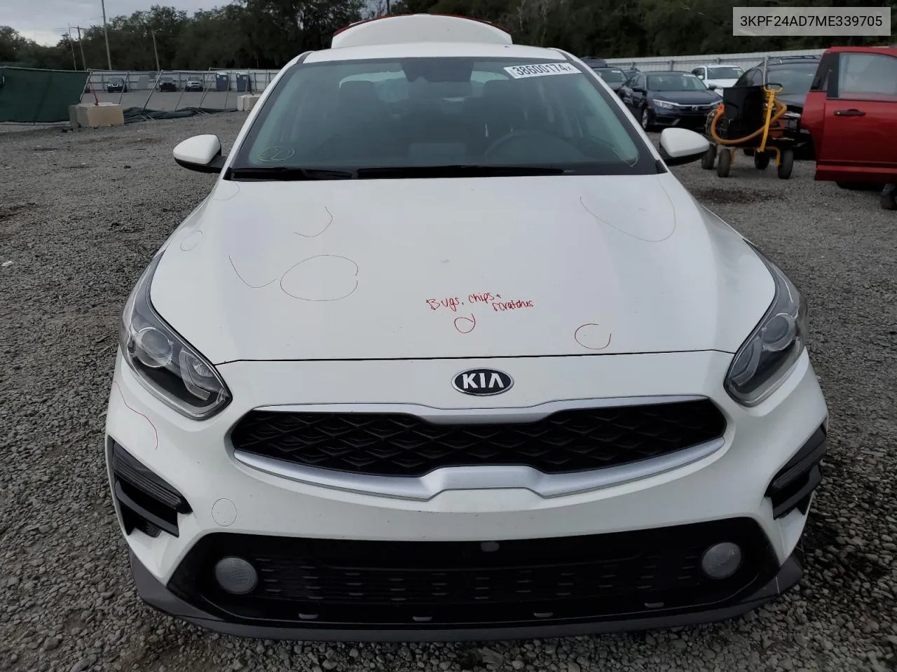 Auction sale of the 2021 Kia Forte , vin: 3KPF24AD7ME339705, lot number: 38600174
