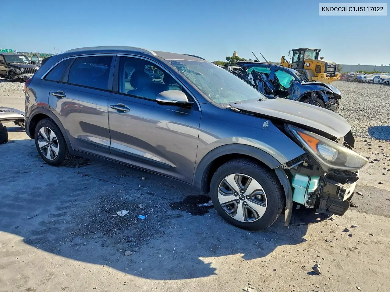 Auction sale of the 2018 Kia Niro , vin: KNDCC3LC1J5117022, lot number: 98364745