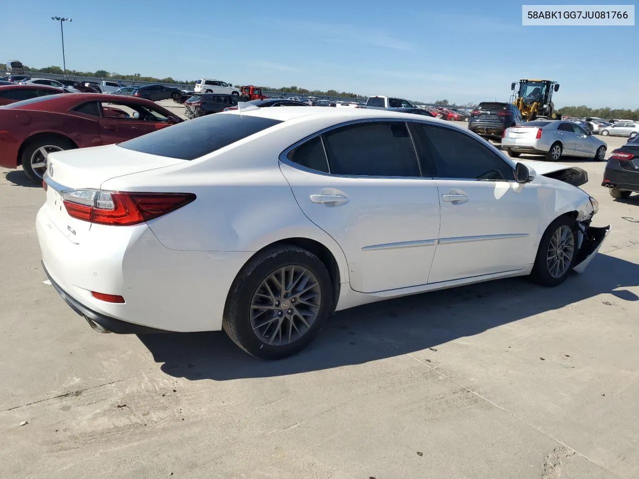Auction sale of the 2018 Lexus ES , vin: 58ABK1GG7JU081766, lot number: 80321874