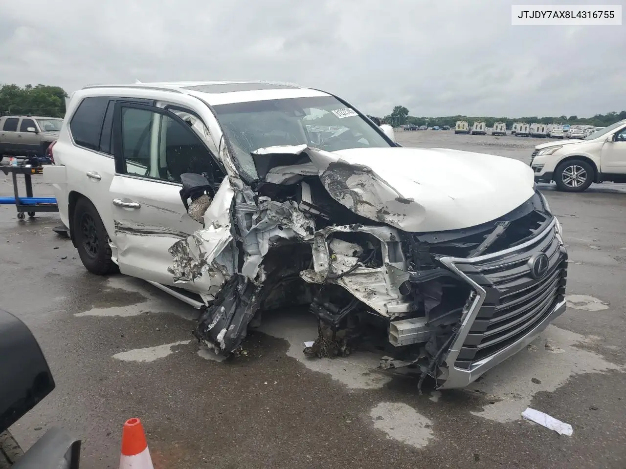 Auction sale of the 2020 Lexus LX , vin: JTJDY7AX8L4316755, lot number: 61222745