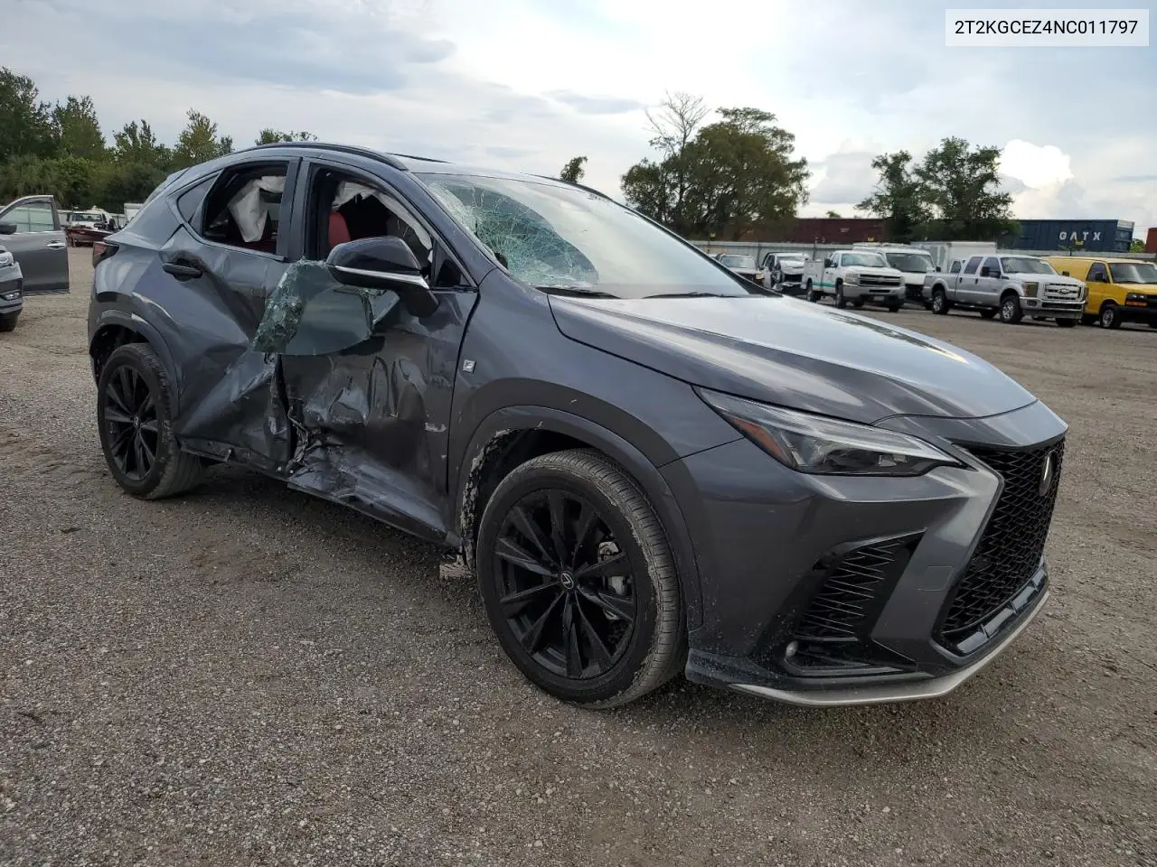 Auction sale of the 2022 Lexus NX , vin: 2T2KGCEZ4NC011797, lot number: 69652213