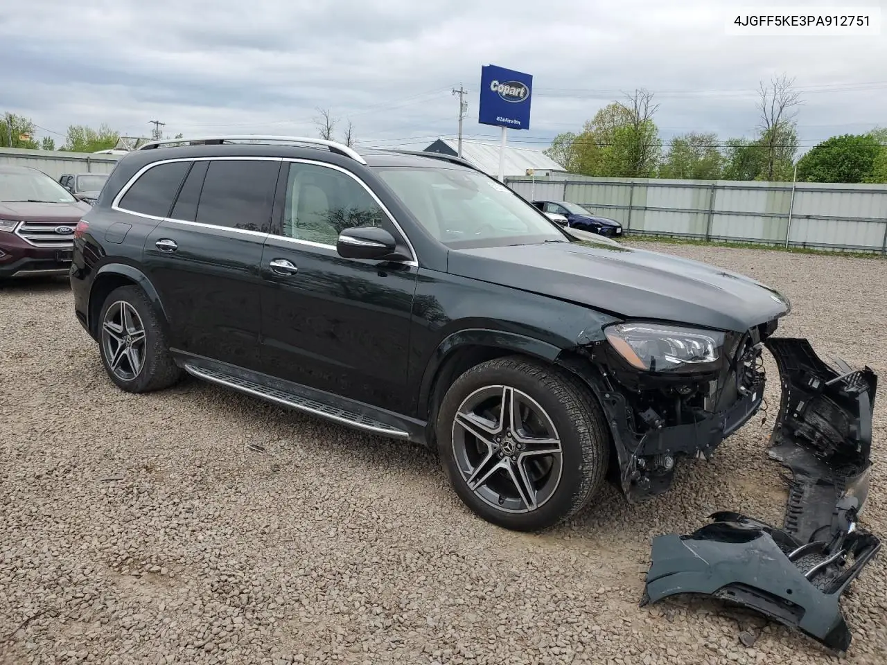 Auction sale of the 2023 Mercedes Benz GLS klasse , vin: 4JGFF5KE3PA912751, lot number: 57321145