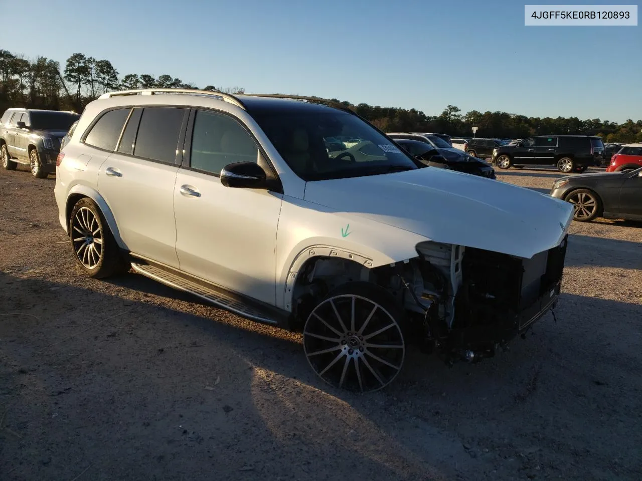 Auction sale of the 2024 Mercedes Benz GLS klasse , vin: 4JGFF5KE0RB120893, lot number: 42458464
