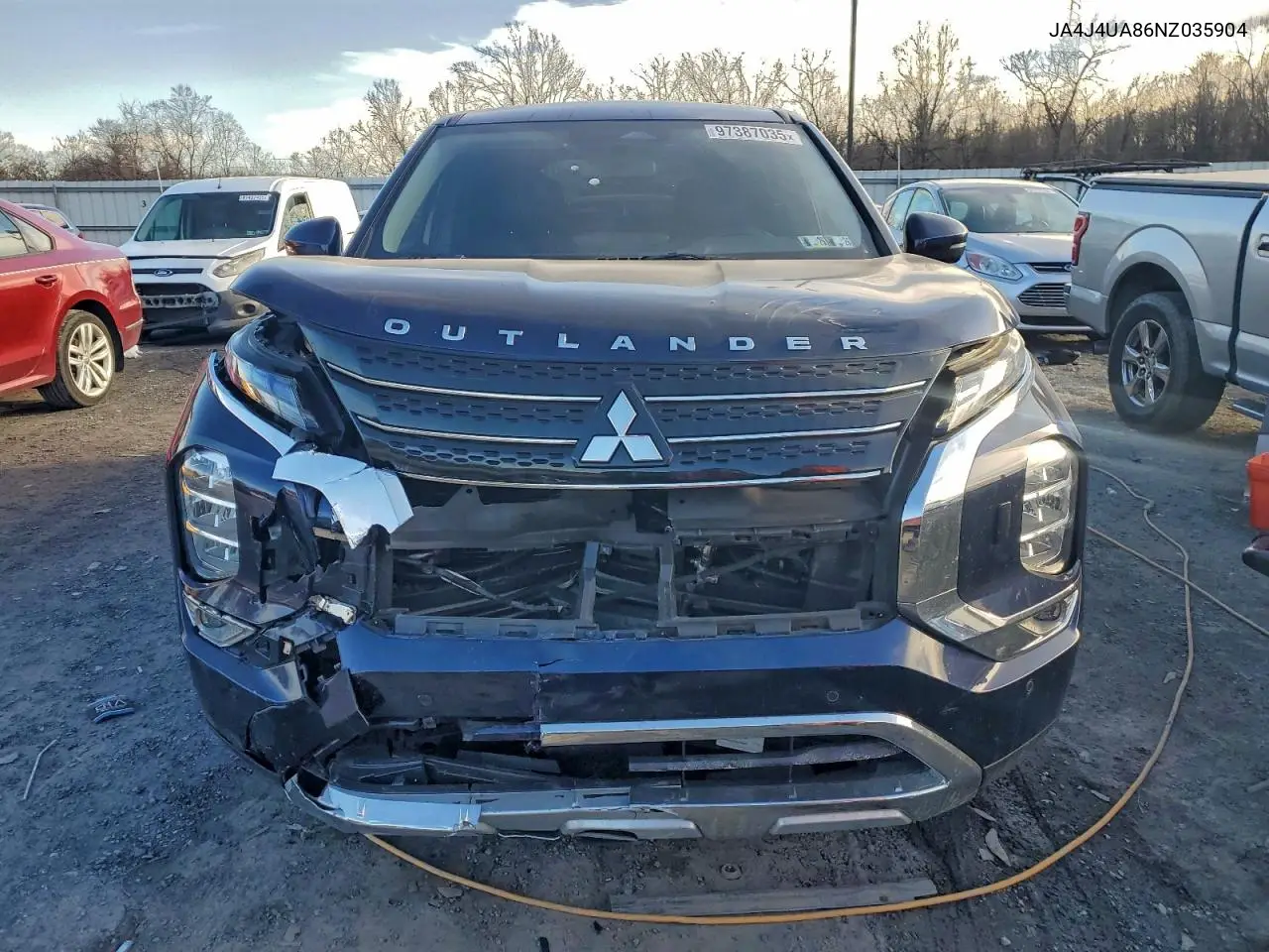 Auction sale of the 2022 Mitsubishi Outlander , vin: JA4J4UA86NZ035904, lot number: 97387035
