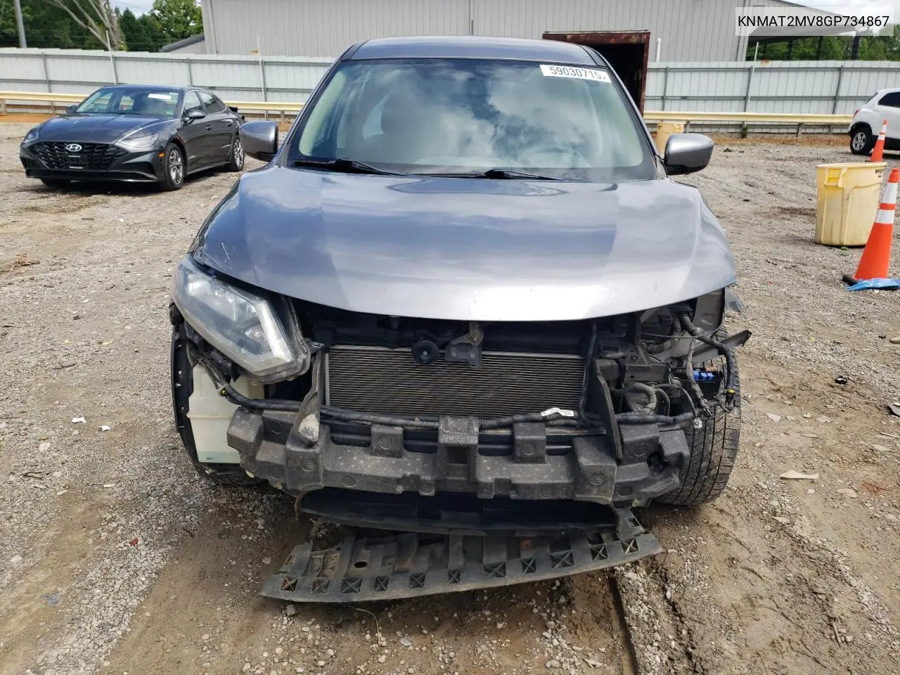Auction sale of the 2016 Nissan Rogue , vin: KNMAT2MV8GP734867, lot number: 59030715