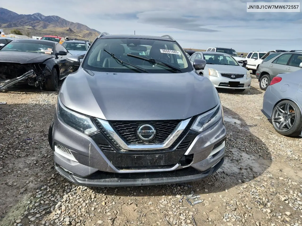 Auction sale of the 2021 Nissan Rogue , vin: JN1BJ1CW7MW672557, lot number: 86501485