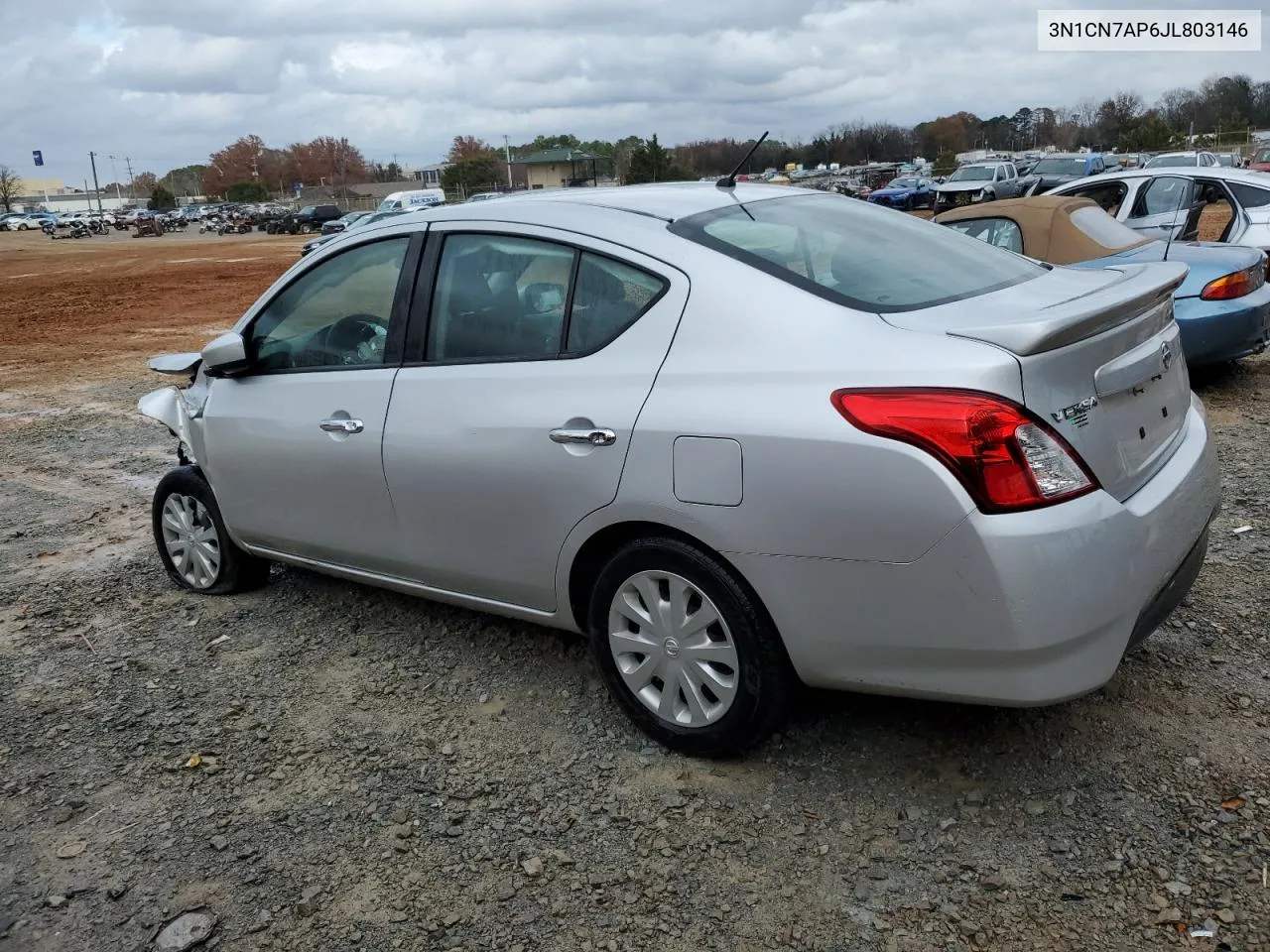 Auction sale of the 2018 Nissan Versa , vin: 3N1CN7AP6JL803146, lot number: 84071664