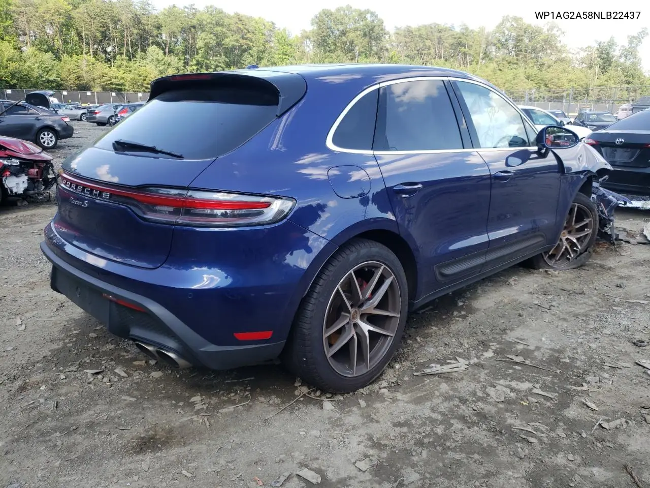 Auction sale of the 2022 Porsche Macan , vin: WP1AG2A58NLB22437, lot number: 62326453