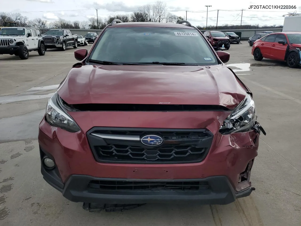 Auction sale of the 2019 Subaru XV , vin: JF2GTACC1KH220366, lot number: 46120814
