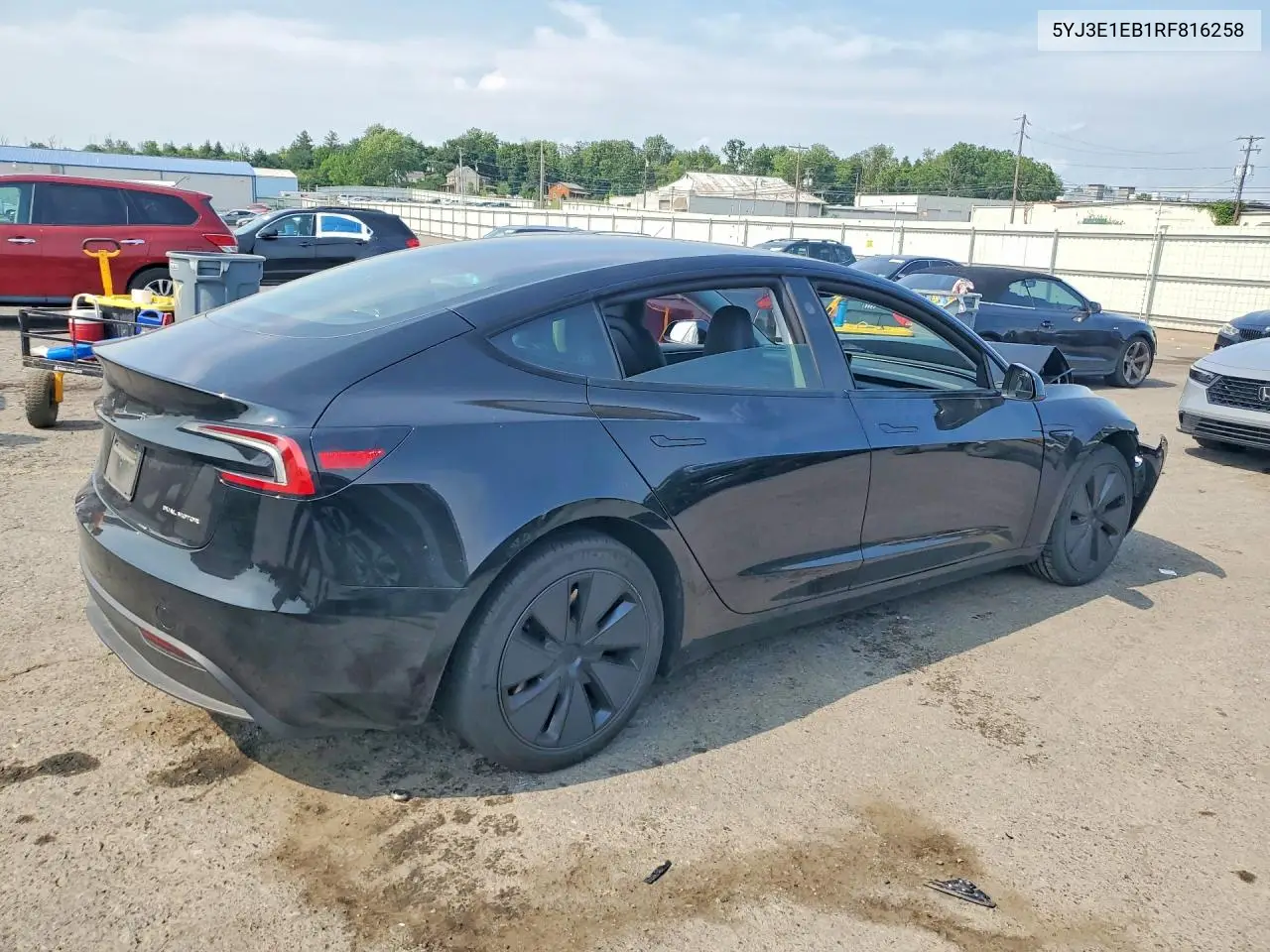 Auction sale of the 2024 Tesla Model 3 , vin: 5YJ3E1EB1RF816258, lot number: 61382396