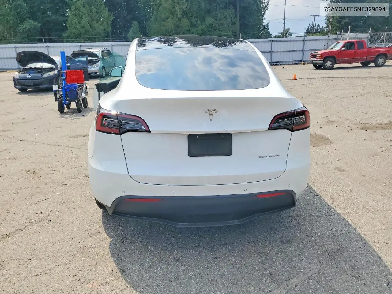 Auction sale of the 2022 Tesla Model Y , vin: 7SAYGAEE5NF329894, lot number: 62052916