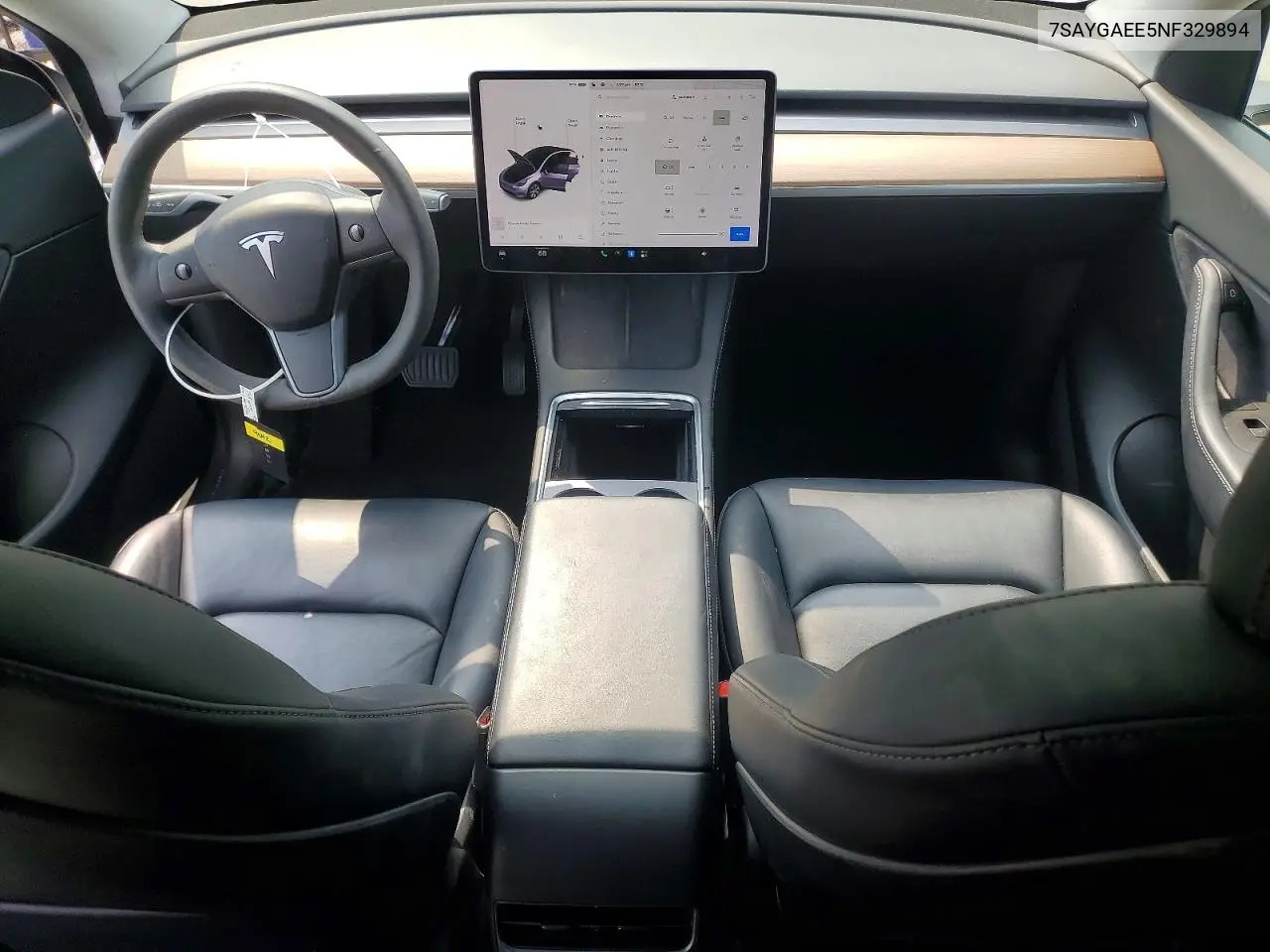 Auction sale of the 2022 Tesla Model Y , vin: 7SAYGAEE5NF329894, lot number: 62052916