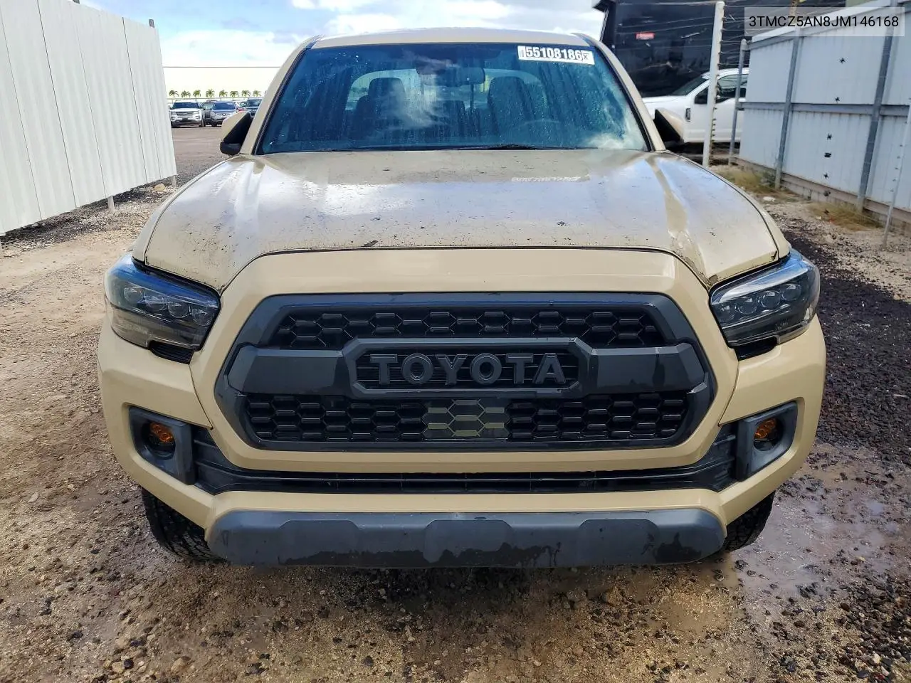 Auction sale of the 2018 Toyota Tacoma , vin: 3TMCZ5AN8JM146168, lot number: 55108186