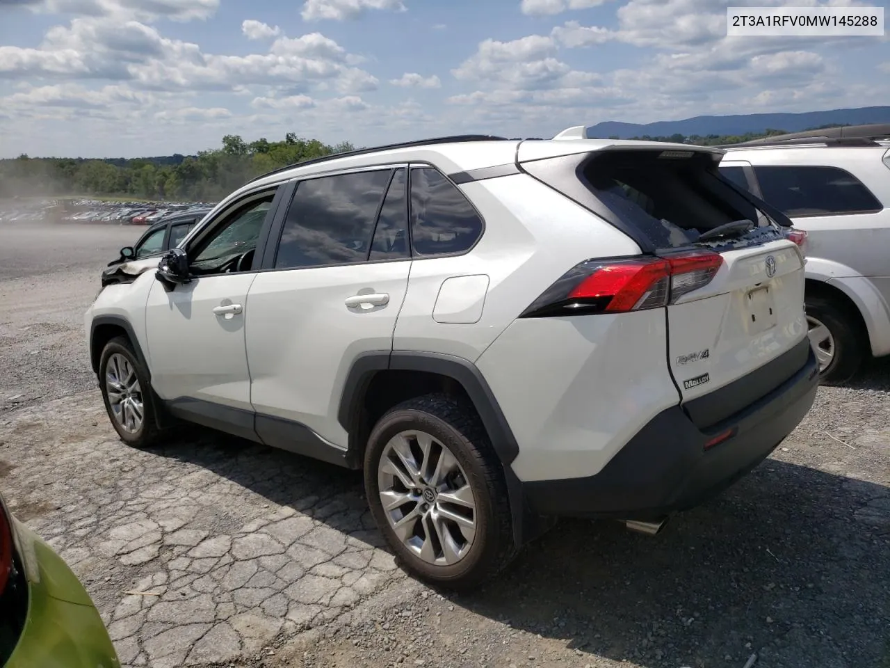 Auction sale of the 2021 Toyota RAV 4 , vin: 2T3A1RFV0MW145288, lot number: 66691814