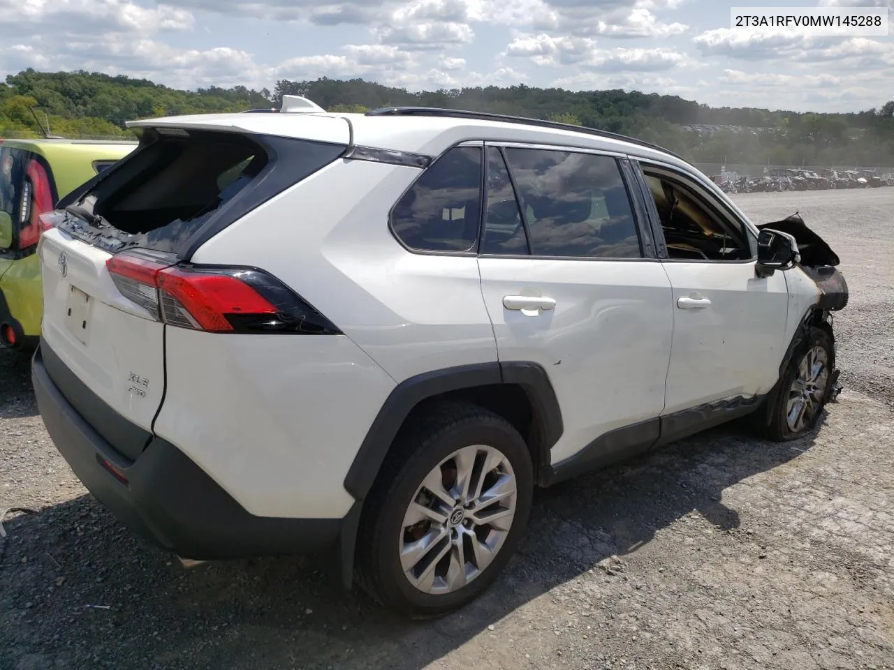 Auction sale of the 2021 Toyota RAV 4 , vin: 2T3A1RFV0MW145288, lot number: 66691814
