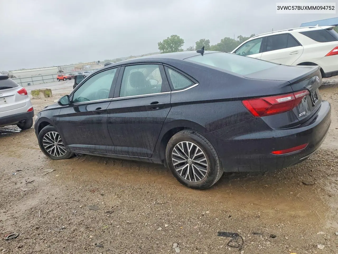 Auction sale of the 2021 Volkswagen Jetta , vin: 3VWC57BUXMM094752, lot number: 54139546