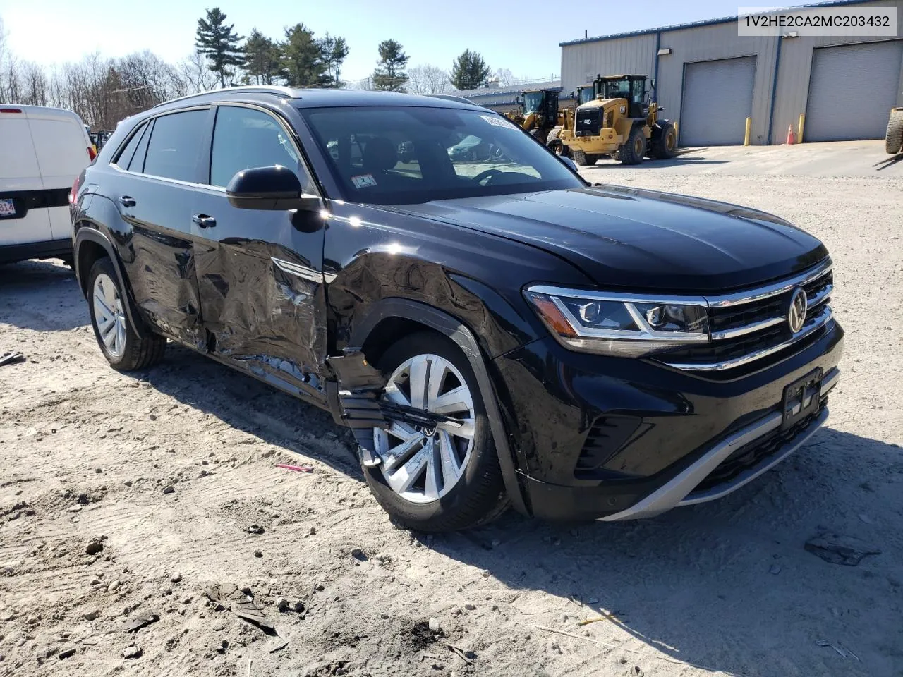 Auction sale of the 2021 Volkswagen Atlas , vin: 1V2HE2CA2MC203432, lot number: 46585754
