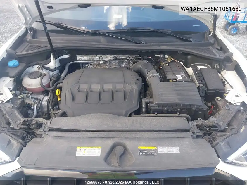 Auction sale of the 2021 Audi Q3 , vin: WA1AECF36M1061680, lot number: 12666675