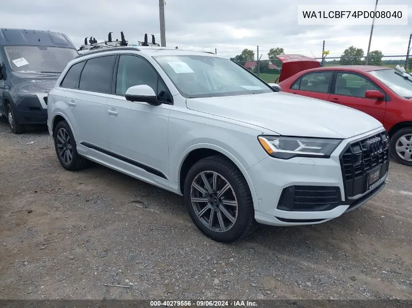 Auction sale of the 2023 Audi Q7 , vin: WA1LCBF74PD008040, lot number: 40279556