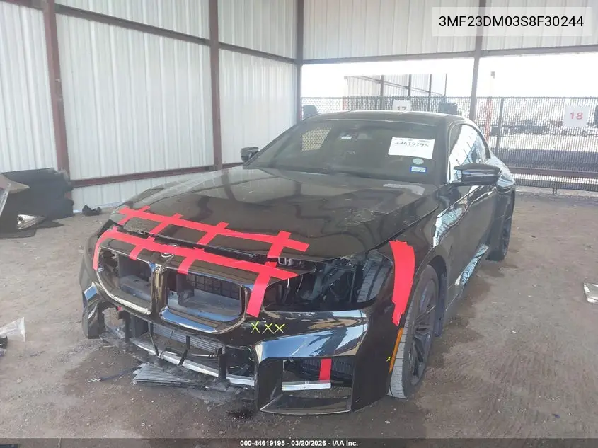 Auction sale of the 2025 BMW M2 , vin: 3MF23DM03S8F30244, lot number: 44619195