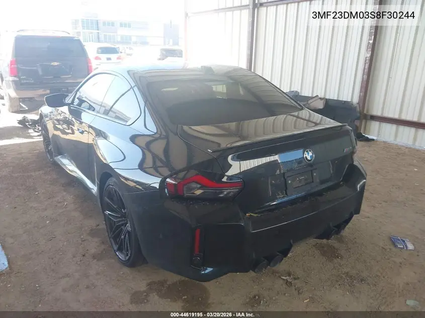 Auction sale of the 2025 BMW M2 , vin: 3MF23DM03S8F30244, lot number: 44619195