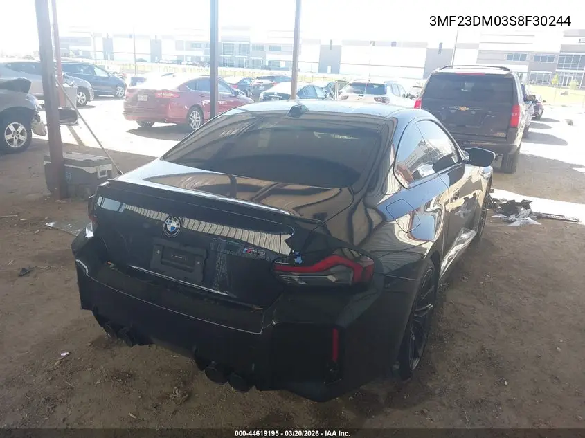 Auction sale of the 2025 BMW M2 , vin: 3MF23DM03S8F30244, lot number: 44619195