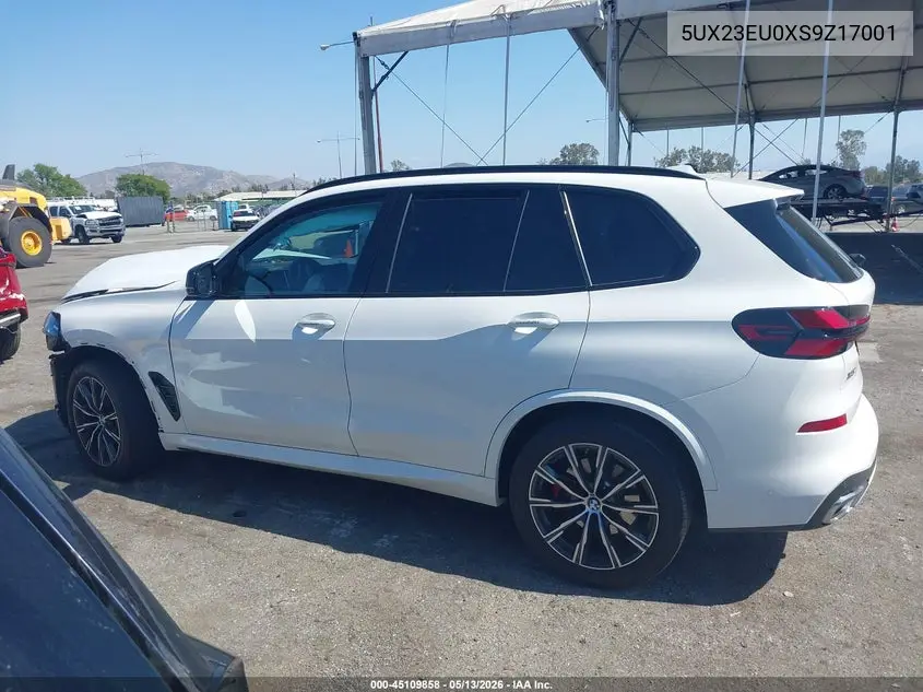 Auction sale of the 2025 BMW X5 , vin: 5UX23EU0XS9Z17001, lot number: 45109858