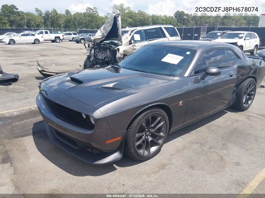 Auction sale of the 2023 Dodge Challenger , vin: 2C3CDZFJ8PH678074, lot number: 45564297
