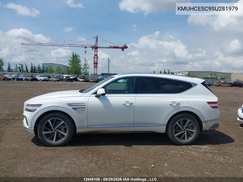 Auction sale of the 2025 Genesis GV80 , vin: KMUHCESC9SU281979, lot number: 12645108