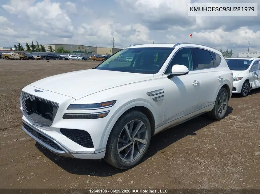 Auction sale of the 2025 Genesis GV80 , vin: KMUHCESC9SU281979, lot number: 12645108