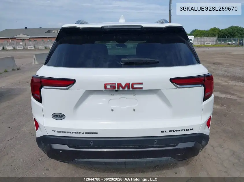 Auction sale of the 2025 GMC Terrain , vin: 3GKALUEG2SL269670, lot number: 12644788