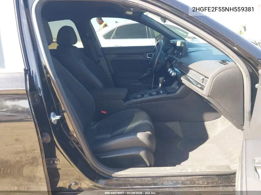 Auction sale of the 2022 Honda Civic , vin: 2HGFE2F55NH559381, lot number: 44276957