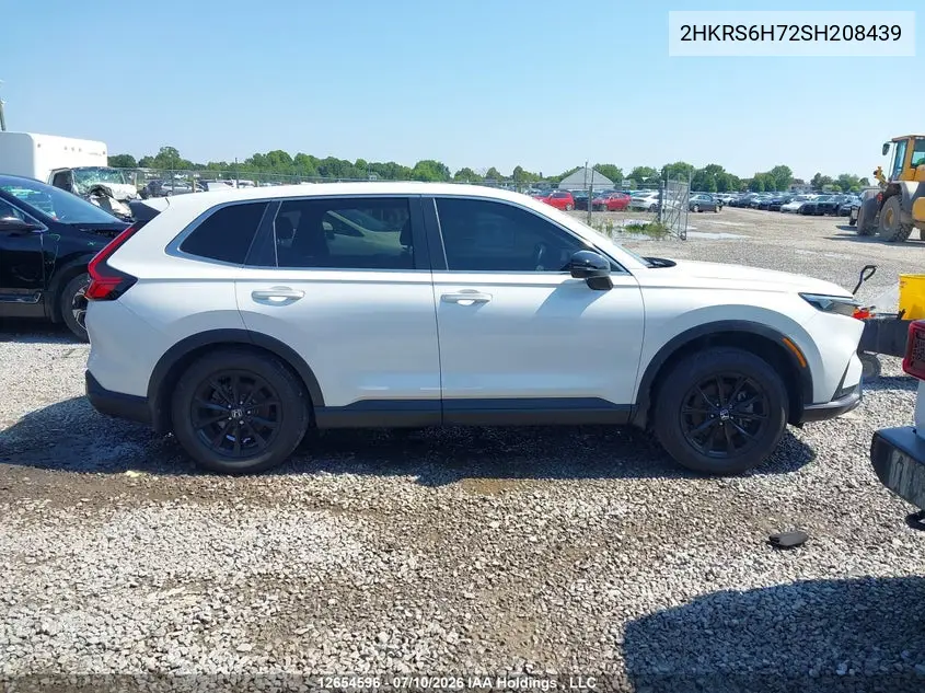 Auction sale of the 2025 Honda CR V , vin: 2HKRS6H72SH208439, lot number: 12654596