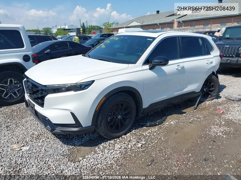 Auction sale of the 2025 Honda CR V , vin: 2HKRS6H72SH208439, lot number: 12654596