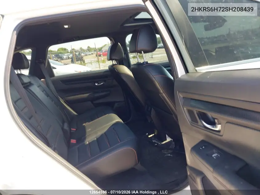Auction sale of the 2025 Honda CR V , vin: 2HKRS6H72SH208439, lot number: 12654596