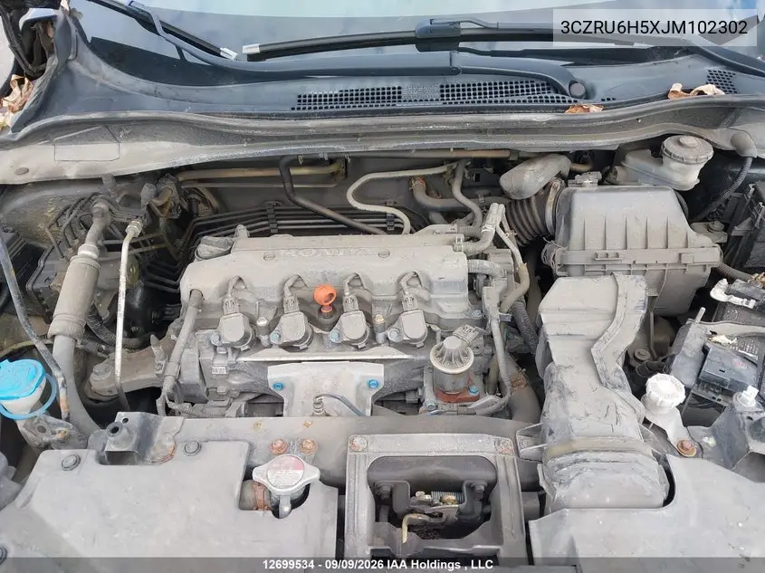 Auction sale of the 2018 Honda HR V , vin: 3CZRU6H5XJM102302, lot number: 12699534