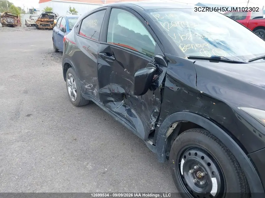 Auction sale of the 2018 Honda HR V , vin: 3CZRU6H5XJM102302, lot number: 12699534