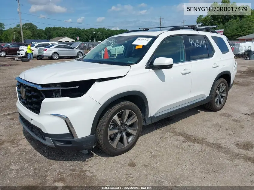 Auction sale of the 2024 Honda Pilot , vin: 5FNYG1H70RB017479, lot number: 45465441